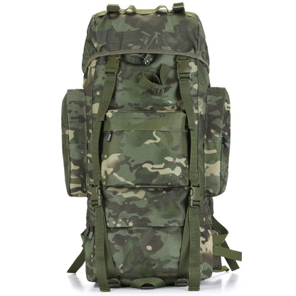 70L Backpack Waterproof Oxford 1000D Mountaineering Backpacks Casual Wear-resisting Camouflage Bag