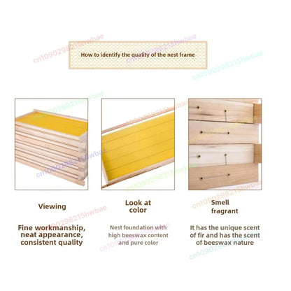 10PCS Bee Frame Foundations Kit