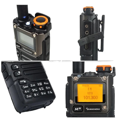 1600mAh 5W Walkie Talkie UV-K5(8) 50-600MHz Air Band Rx Multi-Band 136-600MHz Tx DTMF Scrambler Frequency Scan Copy Vox FM Radio