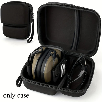 Tactical headphone Case For Walker's Razor Slim Electronic Earmuffs, Storage for Howard Leight, for PROHEAR 016 Ear Protection