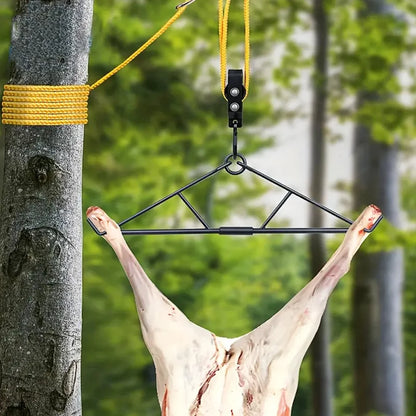 700LB Capacity Deer Hanger with Gambrel Hunting Game Hanging Kit for Deer Carcass/Butcher Deer Hunting Accessories Gifts for Men