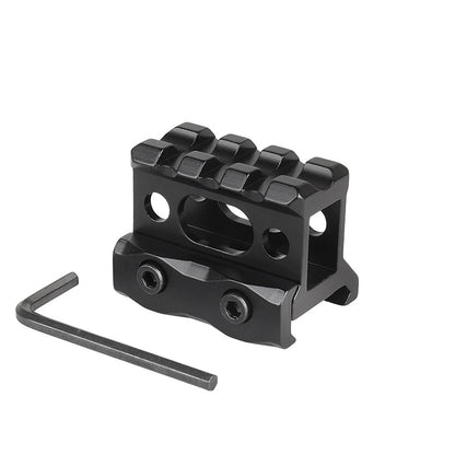 Riser Mount 1" Height Picatinny Short Riser Mount Aluminum Alloy Scope Riser Base Mount 20mm Picatinny Rail