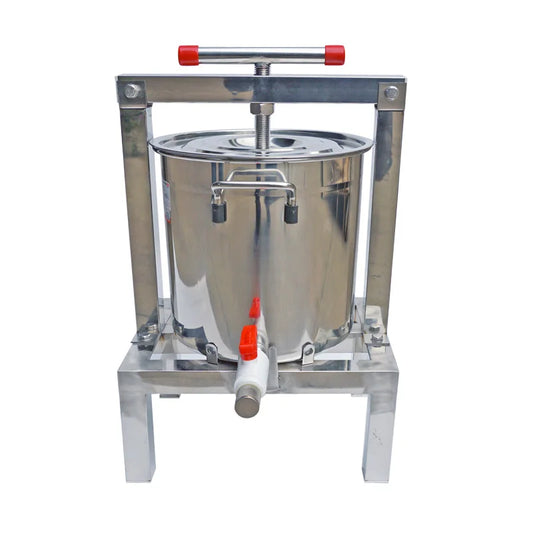 Premium Stainless Steel Honey Press - Manual Beekeeping Tool For Easy Honey & Wax Extraction, No Batteries Required
