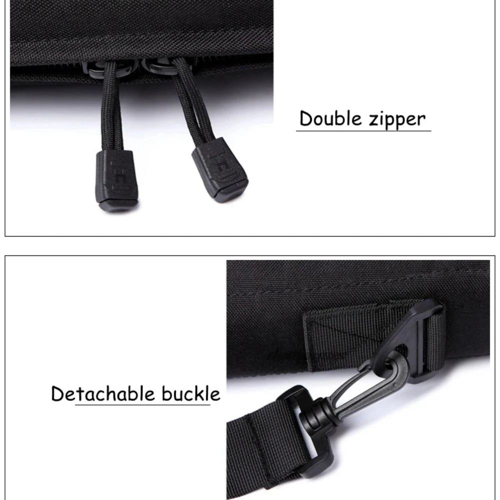 47" Soft Rifle Cases Rifle Bag Soft Shotgun Rifle Case Long Bag Zipper Pockets Classic Tactical Transportation Case Adjustable Shoulder Strap Water Resistant Shooting Range Hunting