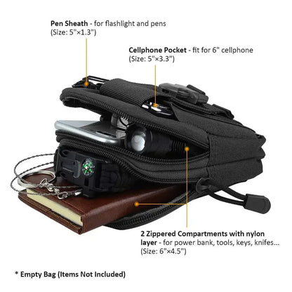 Tactical Waist Bag Outdoor Hunting  Men Sport Hiking Hunting Working Tools Mobile Phone Pouch