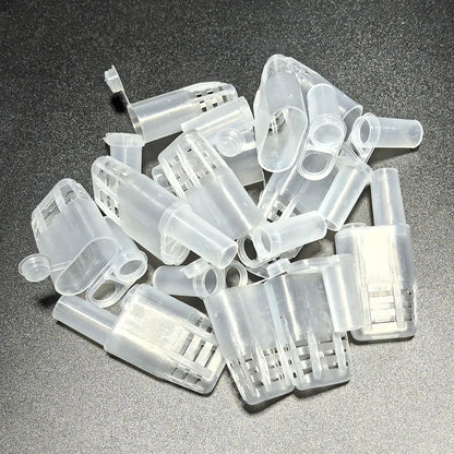 120 Pcs Bee Queen Cages Protection Queen Wangtaipu Bee Equipment Plastic White Safety Beekeep Cage Beekeeping Supplies