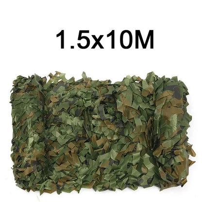 Camouflage Nets 1.5m*2 3 4 5 6 8 9 10m Wide Camo Netting Outdoor Camping Shooting Sun Shade Party Desert Fence Hunting Duck Deer
