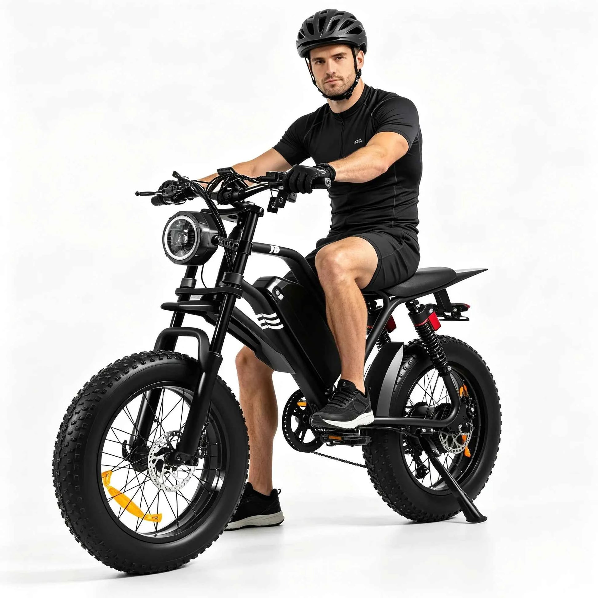 1500W Mountain Ebike 48V 15Ah Lithium Battery 31MPH Max Speed 65Miles Long Range Adult Off Road Electric Mountain Bike 20 inch