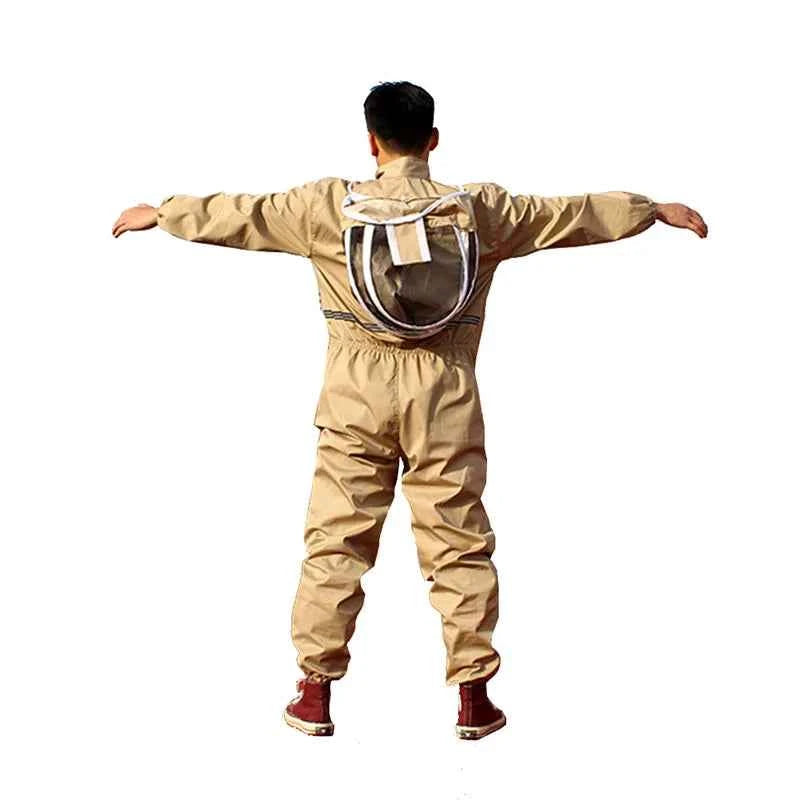 Beekeeping Suit Khaki Beekeeper Clothing Equipment Honeybee Overalls Accessories Apiculture Costume Tools Garden Supplies
