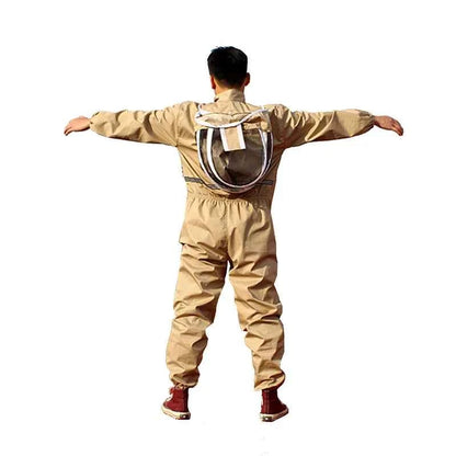 Beekeeping Suit Khaki Beekeeper Clothing Equipment Honeybee Overalls Accessories Apiculture Costume Tools Garden Supplies