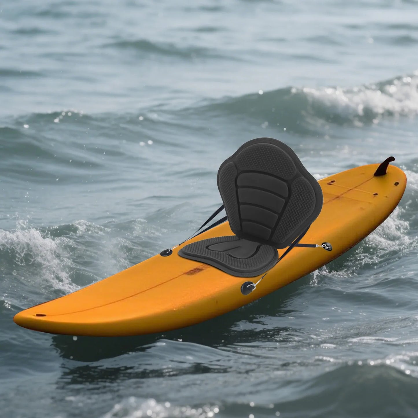Kayak Seat Adjustable for Kayaks Canoes Paddleboards Thickened Cushion with Metal Buckles and High Density Sponge Filling