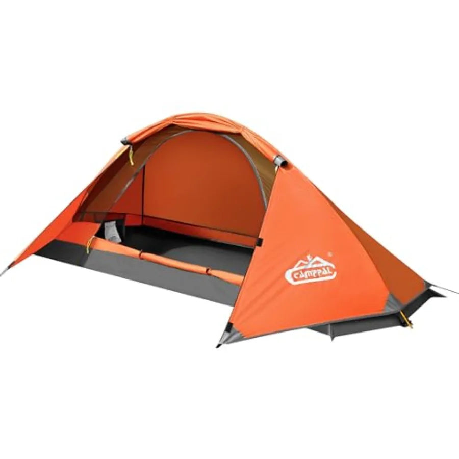 1 Person Tent for Camping Hiking Mountain Hunting Backpacking Tents 4 Season Resistance to Windproof Rainproof and Waterproof