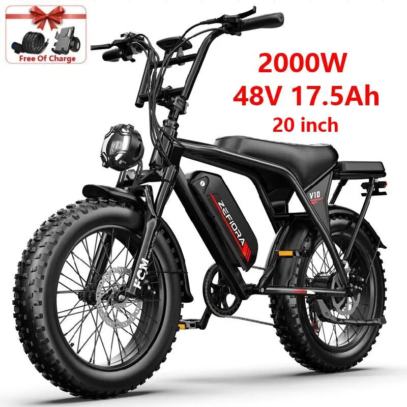 New 2000w Men\'s Electric Mountain Bike,20 26 Inch 30-50mph 30-60mile 48v,for Electric Bicycle