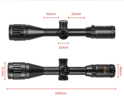 DIANA 4-16x44 Tactical Riflescope Optic Sight Green Red Illuminated Hunting Scopes RU Rifle Scope Sniper Airsoft Air Gun S