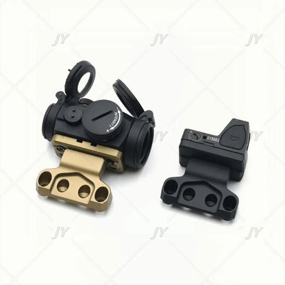 Fast LPVO Scope Mount  2.05 " Centerline Height 30mm Tube Offset Mount Plate for Red Dot Sight Ar 15 Accessories P.catin.ny Rail