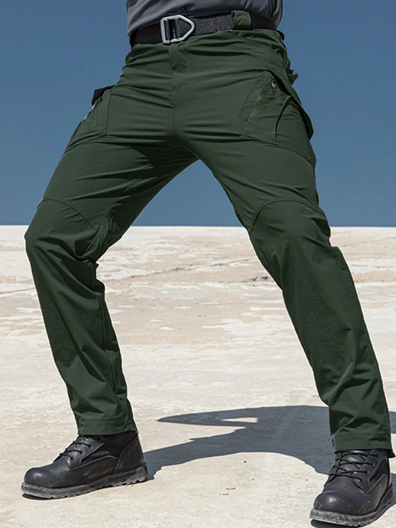 Men's Waterproof Breathable Outdoor Pants Large Pocket Tactical Sports Casual Overalls Pant XS-3XL