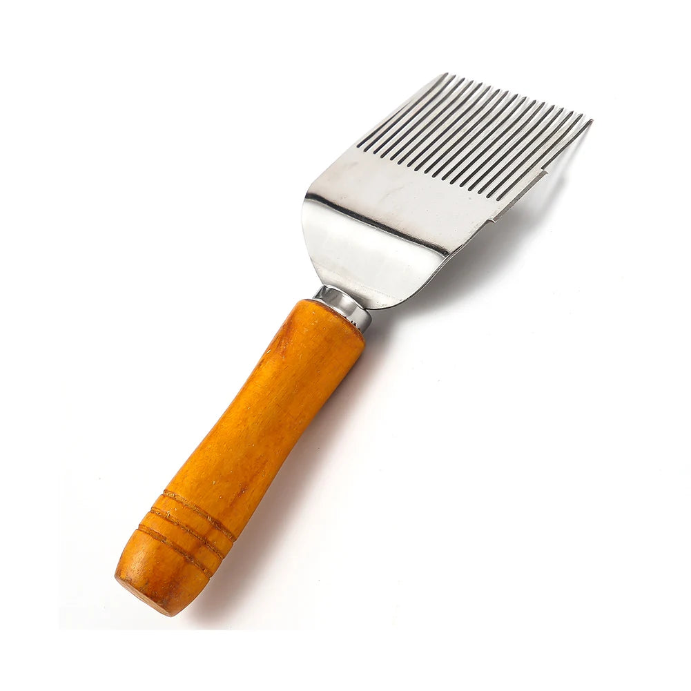 1 Pc Beekeeper Honey Cutter Wooden Handle Comb Honey Pin Needle Honey Knife Cut  Uncapping Forks 17 Root BEE Fork Durable