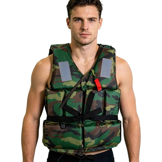 Fishing Swimming Life Vest Buoyancy Aid Polyester Floating Foam Snorkel Vest for Boating Fishing Kayaking SUP Paddleboarding