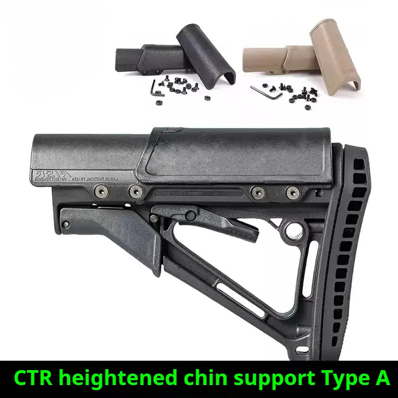 Quick-release cheek support ctr nylon cheek support rear support plate heightened pad nylon CTR heightened cheek support toy