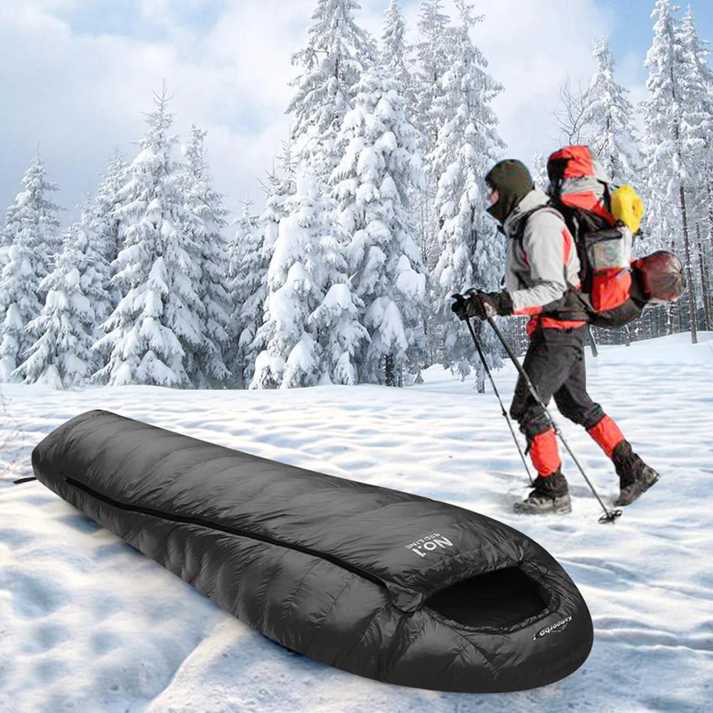 Sleeping Bags For Adults Cold Weather 0~-22 Degree Down Sleeping Bag for Outdoor Champing Hiking