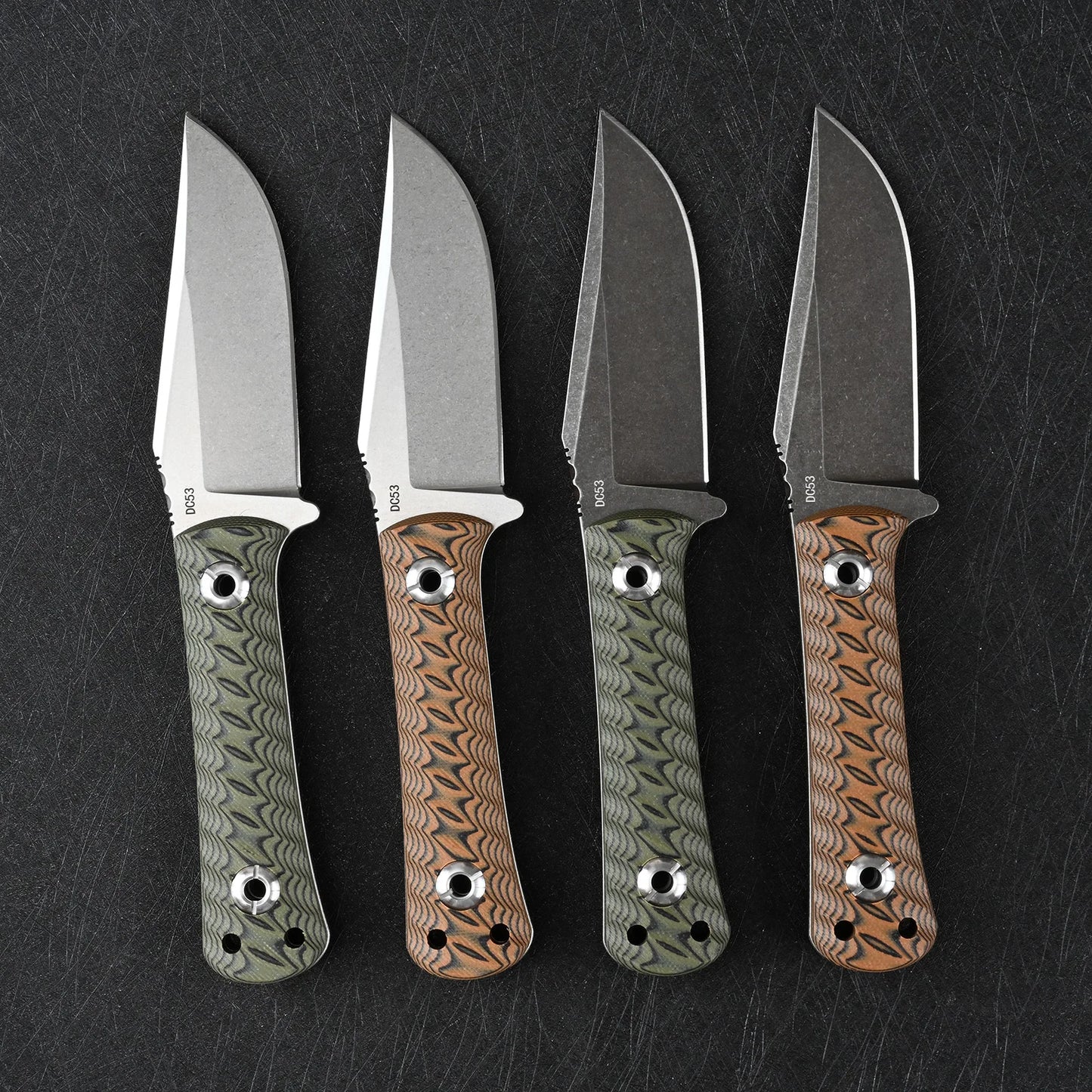 High Hardness DC53 Steel Camping Hunting Fixed Blade Knife For Men Outdoor Utility Survival Knives Fishing