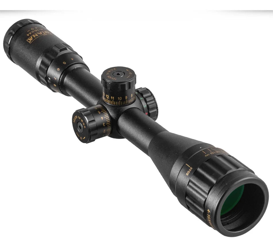 DIANA 4-16x44 Tactical Riflescope Optic Sight Green Red Illuminated Hunting Scopes RU Rifle Scope Sniper Airsoft Air Gun S