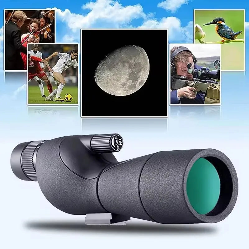 25-75x60 Telescope Spotting Scope Powerful Zoom Monocular FMC BAK4 Waterproof For Bird Watching Target Shotting With Tripod