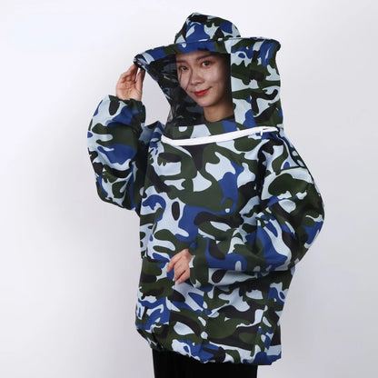 Beekeeping Suit Jacket Veil Set Double Zippered