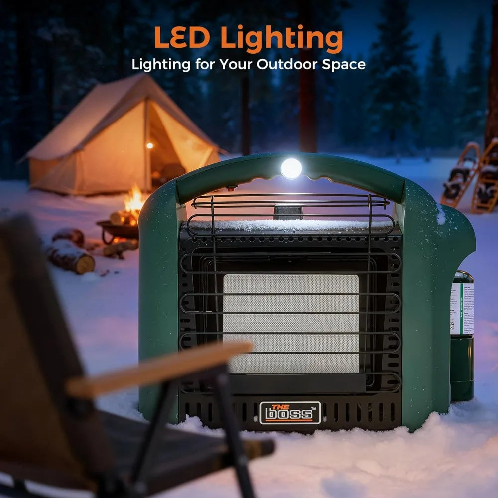 Propane Heater for Patio, 12000 BTU Portable Heater Outdoor Use Propane, Outdoor Space Heater for Camping