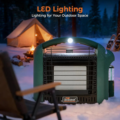 Propane Heater for Patio, 12000 BTU Portable Heater Outdoor Use Propane, Outdoor Space Heater for Camping