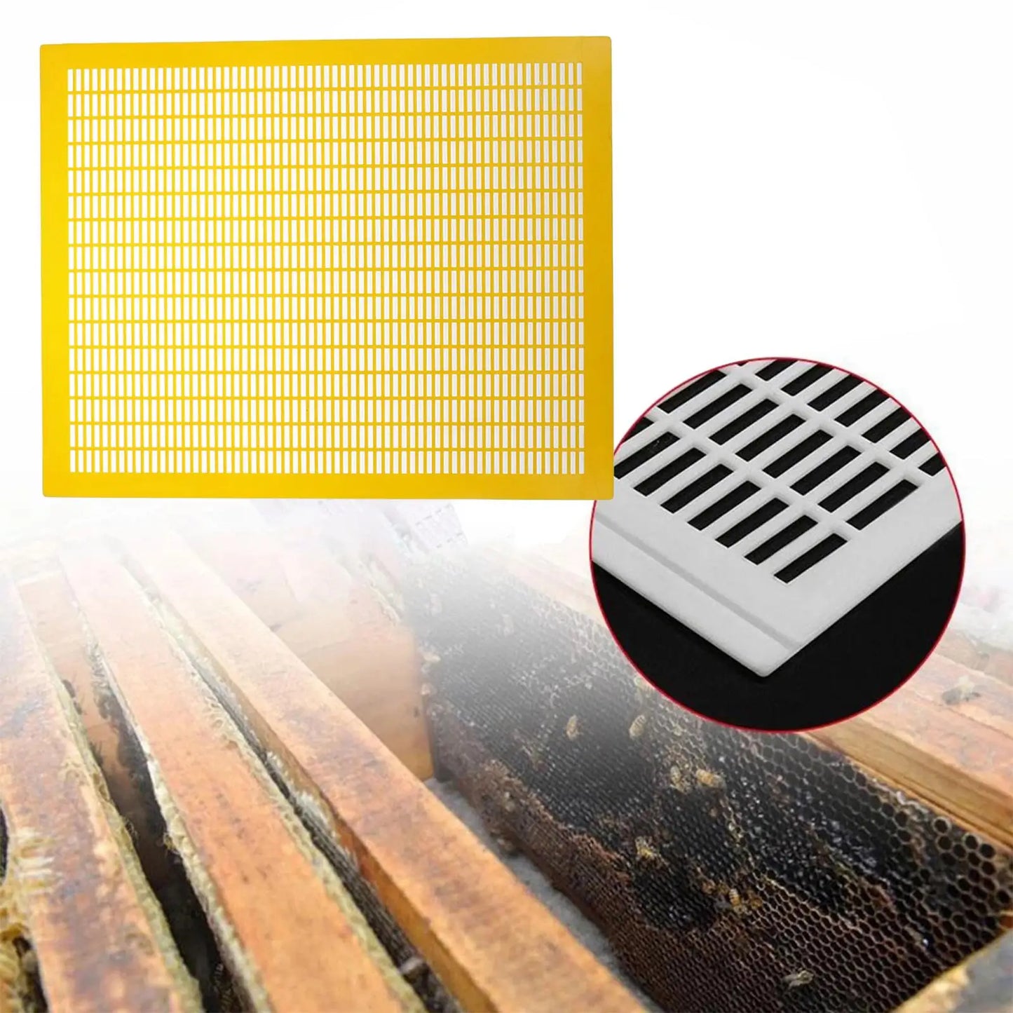 Sturdy 10 Frame Queen Bees Excluder Easily Clean Separate Queen Bees Board Backyard Accessories Supplies