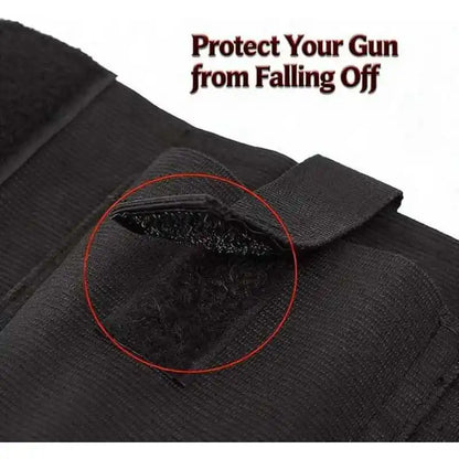 Ankle Holster Concealed Carry Gun Holster Ambidextrous Tactical Leg Holster with Spare Pocket for Subcompact Pistol