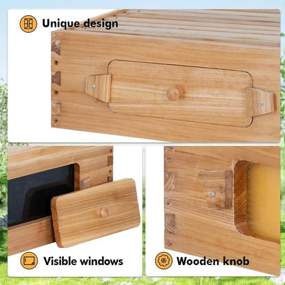 10 Frame Bee Hive Starter Kit with Windows