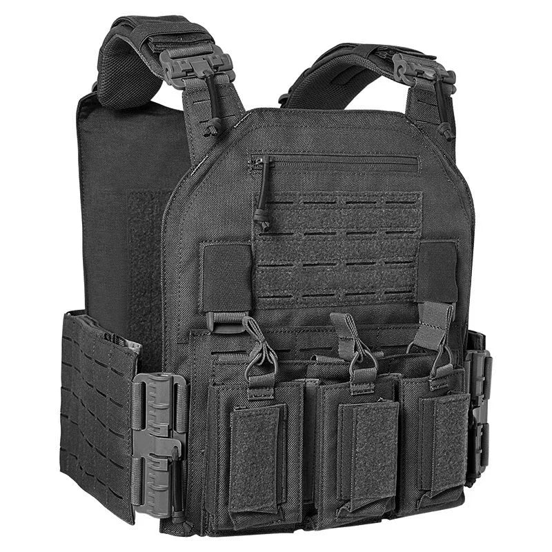 1000d Nylon Chaleco Tactico Vest Ranger-Green Tactical Gear 25x30cm Plate Carrier Molle Tactical Vest for Outdoor Hunting