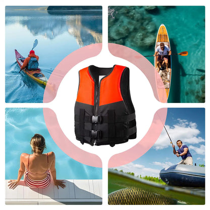Adult Swim Buoyancy Aid Vest Floating Jacket Scratch Resistant Safety Buckle Kayak Surfing Fishing Life Vest for Teens