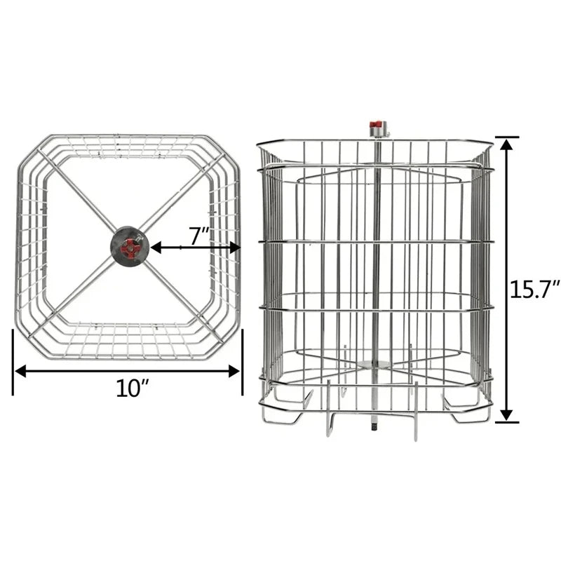 Electric Honey Extractor Stainless Steel 4 Frames Honey Centrifuge Honeycomb Spinner Crank Beekeeping Equipment for Bees