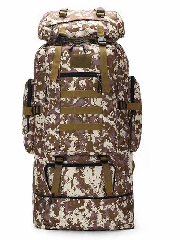 80L/100L  Mountaineering Bag Climb Bag Tactical Backpacks Large Backpack Outdoors Hiking Camping Travel Bags