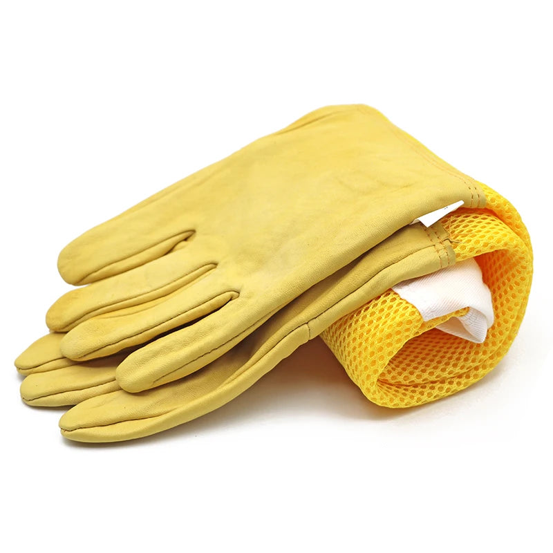 Beekeeper Beekeeping Gloves Protective Sleeves Ventilated Professional Anti Bee for Apiculture Beekeeper Prevent Beehive tools