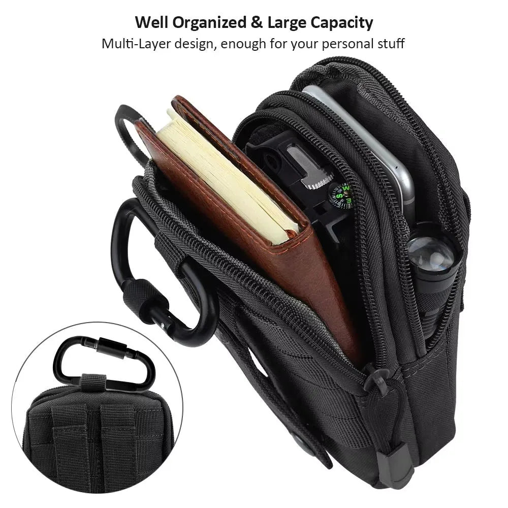 Tactical Waist Bag Outdoor Hunting  Men Sport Hiking Hunting Working Tools Mobile Phone Pouch