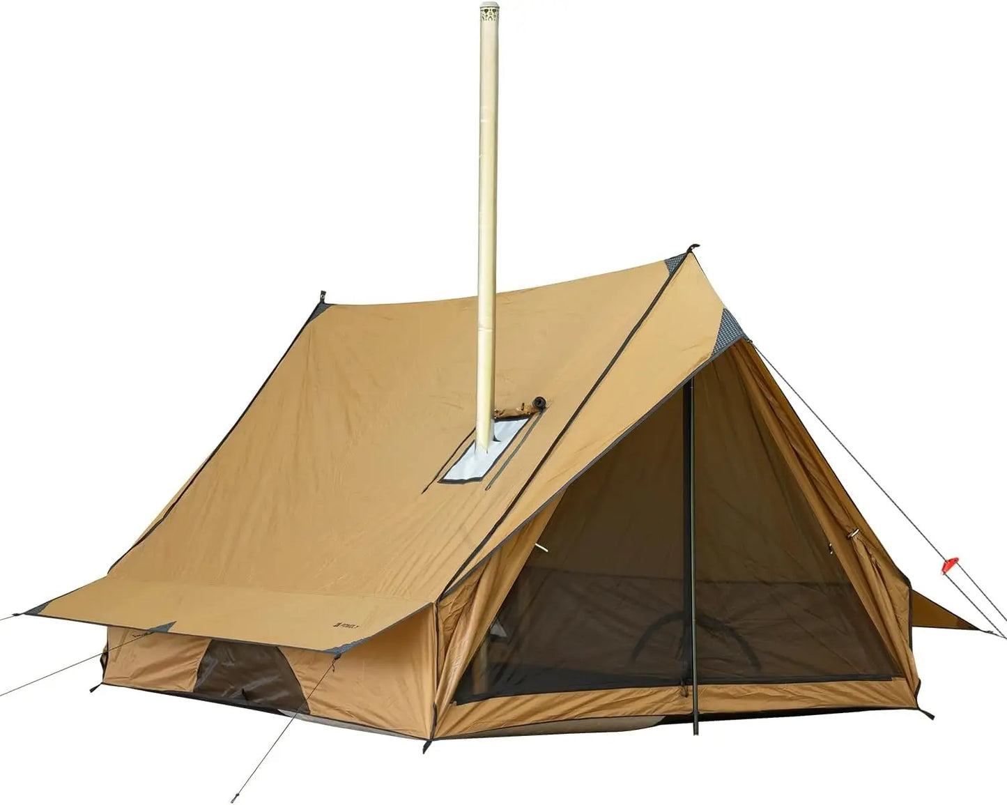 Portable Hot Tent for Camping with Stove Jack, Fits 2-3 People, Waterproof and Wind-Resistant