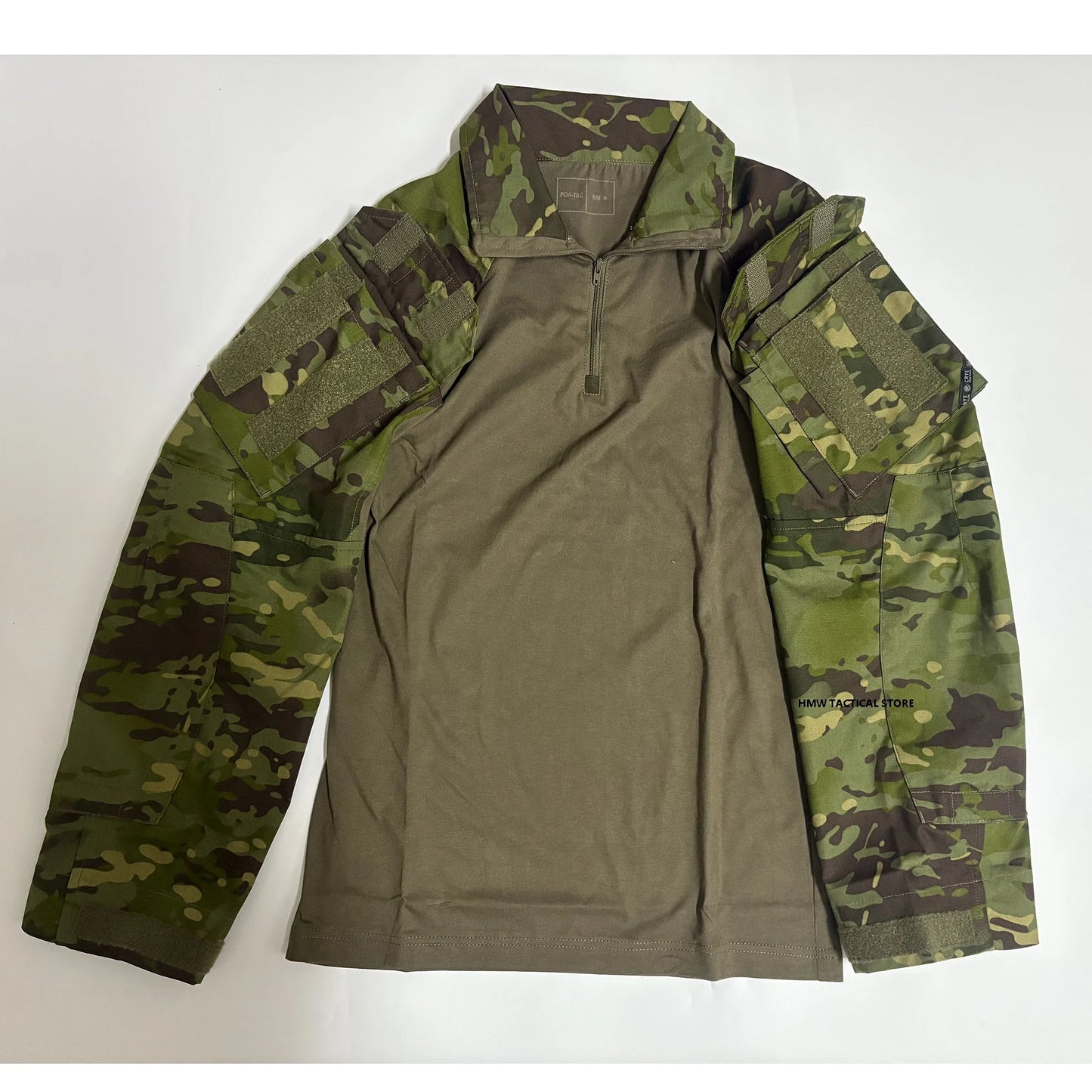 Outdoor Hunting Military Tactics G3 Training Suit, CP Style GEN3 Green Tiger Spot Combat Set, Tactical Top, Tactical Pants Men