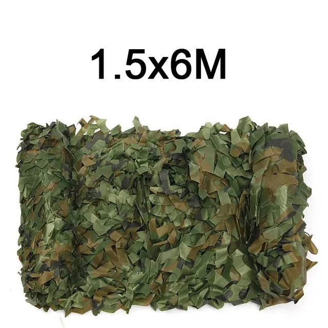 Camouflage Nets 1.5m*2 3 4 5 6 8 9 10m Wide Camo Netting Outdoor Camping Shooting Sun Shade Party Desert Fence Hunting Duck Deer