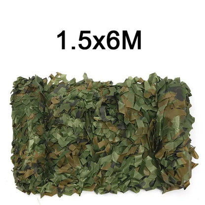 Camouflage Nets 1.5m*2 3 4 5 6 8 9 10m Wide Camo Netting Outdoor Camping Shooting Sun Shade Party Desert Fence Hunting Duck Deer