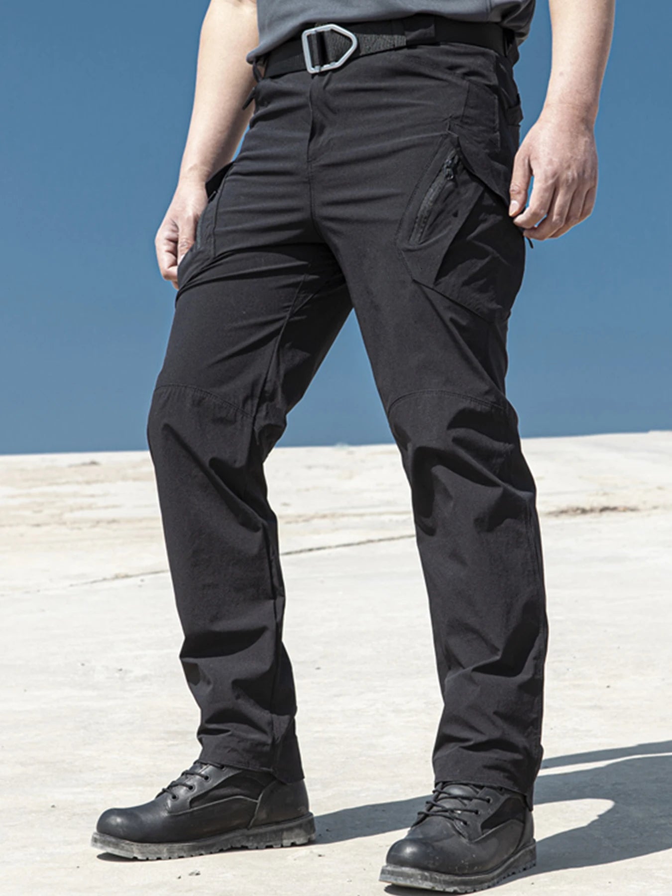 Men's Waterproof Breathable Outdoor Pants Large Pocket Tactical Sports Casual Overalls Pant XS-3XL