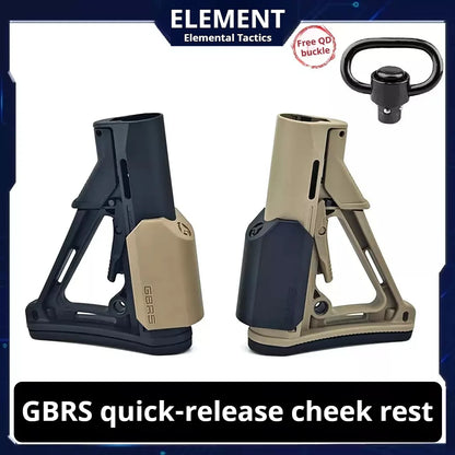Quick-release cheek support ctr nylon cheek support rear support plate heightened pad nylon CTR heightened cheek support toy