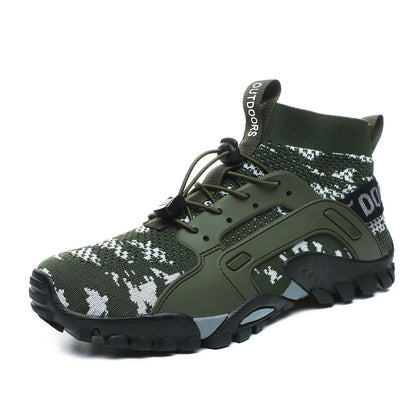 Hiking Shoes for Man Outdoor Comfortable Breathable Mesh High Top Boots