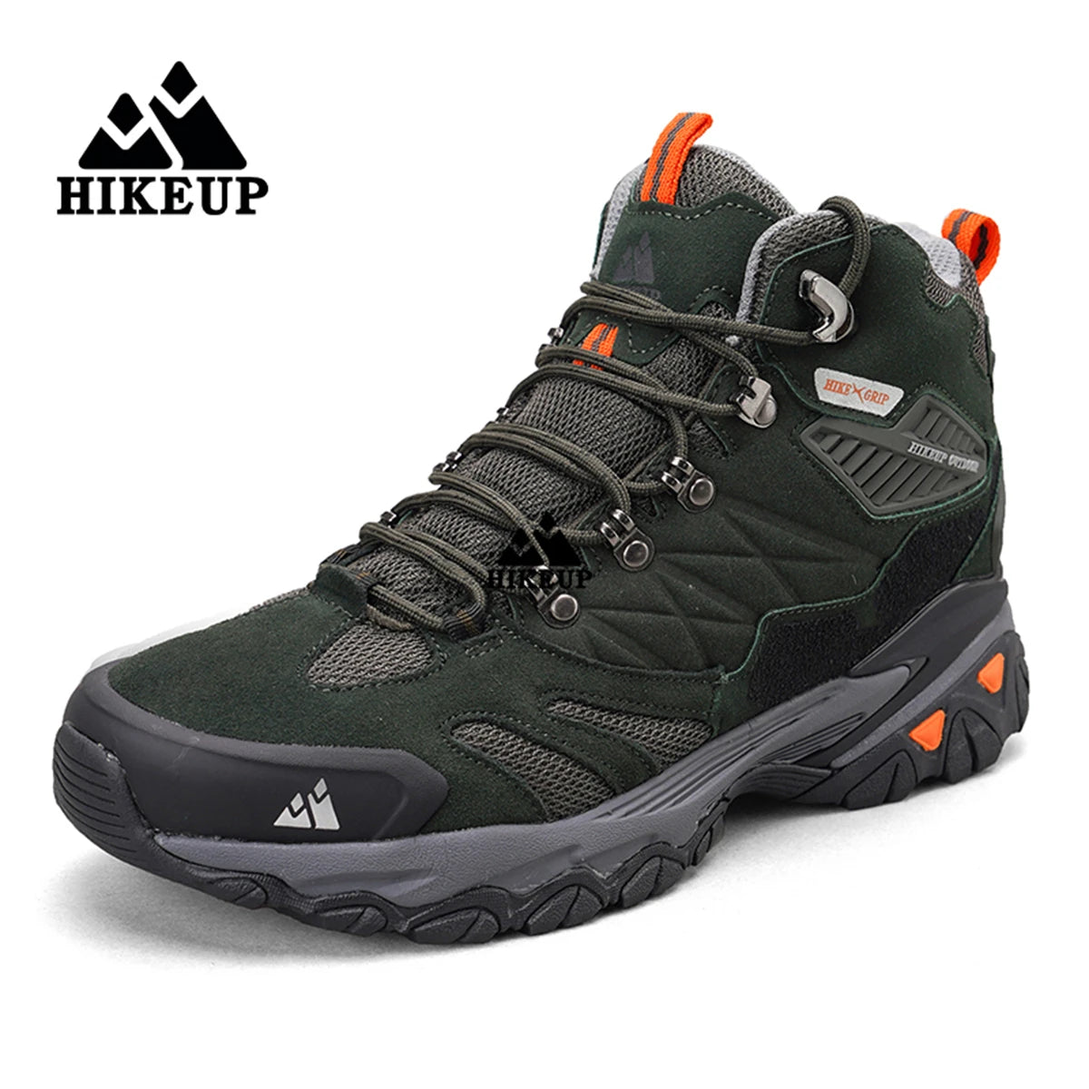 Men's Outdoor Hiking Boots Suede High Top Trekking Men Shoes Rainproof Tactical Combat Military Boots