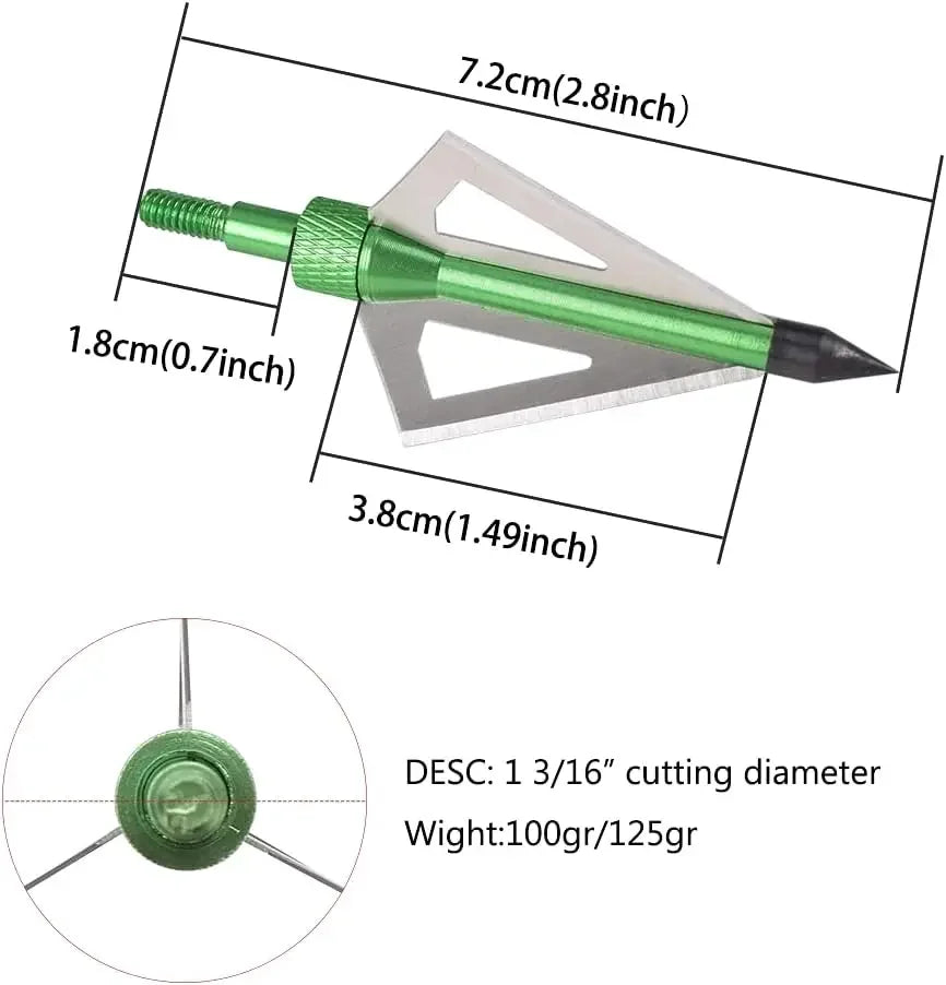 Crossbow Bolts 20 Inch Carbon with Hunting Broadheads 6 Pack, Crossbow Arrows for Hunting Outdoor Target Practice
