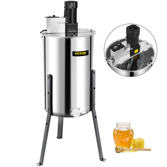 Honey Extractor 2 3 4 Frame Manual Electric Stainless Steel Honeycomb Spinner Crank Centrifuge Beekeeping Equipment