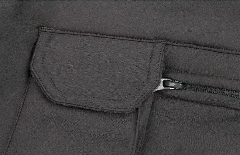 Tactical Sets Mens Thicken Outdoor Soft Shell Warm Fleece Jackets Waterproof Wear Resistant Multi Pocket Pants Hunting Clothes
